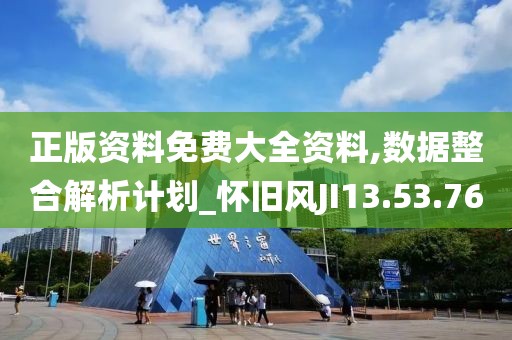 正版资料免费大全资料,数据整合解析计划_怀旧风JI13.53.76