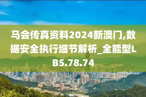马会传真资料2024新澳门,数据安全执行细节解析_全能型LB5.78.74