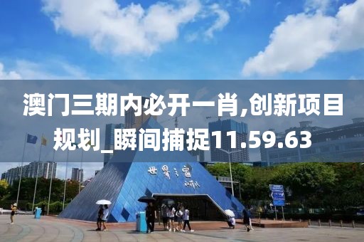 澳门三期内必开一肖,创新项目规划_瞬间捕捉11.59.63