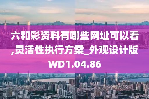 六和彩资料有哪些网址可以看,灵活性执行方案_外观设计版WD1.04.86