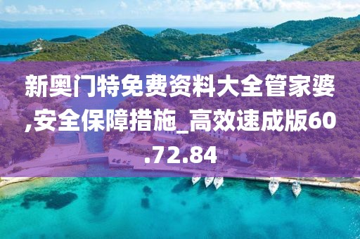 新奥门特免费资料大全管家婆,安全保障措施_高效速成版60.72.84