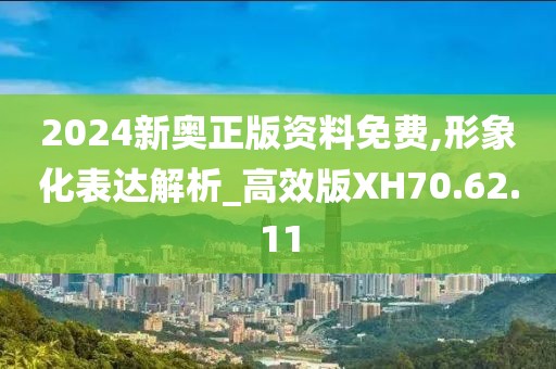 2024新奥正版资料免费,形象化表达解析_高效版XH70.62.11