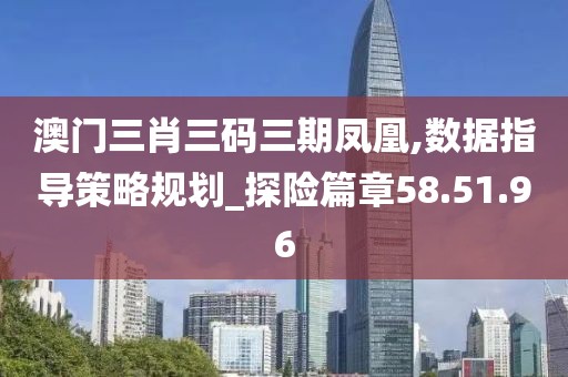 澳门三肖三码三期凤凰,数据指导策略规划_探险篇章58.51.96