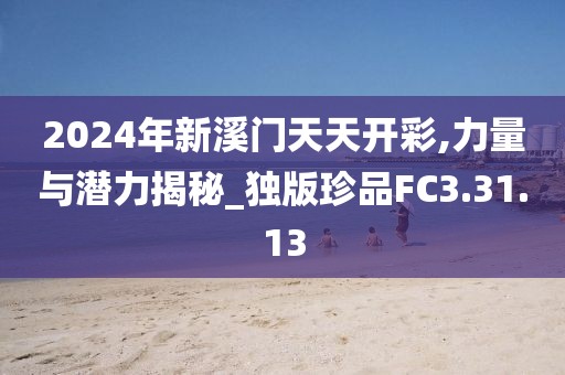 2024年新溪门天天开彩,力量与潜力揭秘_独版珍品FC3.31.13