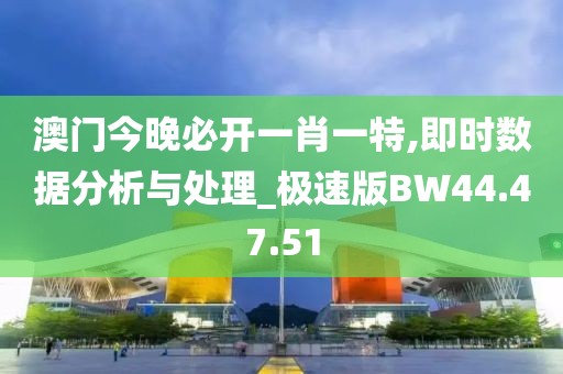 澳门今晚必开一肖一特,即时数据分析与处理_极速版BW44.47.51