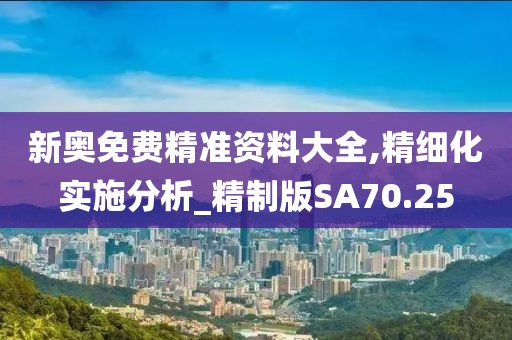 新奥免费精准资料大全,精细化实施分析_精制版SA70.25