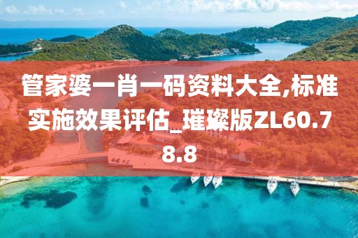 管家婆一肖一码资料大全,标准实施效果评估_璀璨版ZL60.78.8