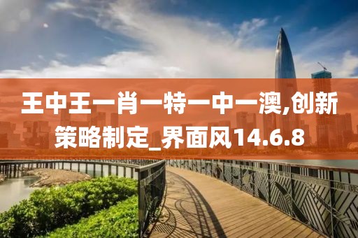 王中王一肖一特一中一澳,创新策略制定_界面风14.6.8