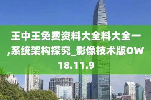 王中王免费资料大全料大全一,系统架构探究_影像技术版OW18.11.9