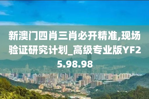 新澳门四肖三肖必开精准,现场验证研究计划_高级专业版YF25.98.98