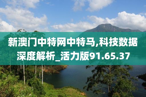 新澳门中特网中特马,科技数据深度解析_活力版91.65.37