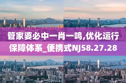 管家婆必中一肖一鸣,优化运行保障体系_便携式NJ58.27.28
