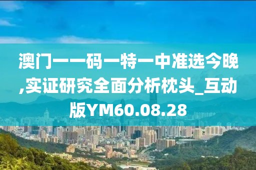 澳门一一码一特一中准选今晚,实证研究全面分析枕头_互动版YM60.08.28