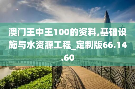 澳门王中王100的资料,基础设施与水资源工程_定制版66.14.60