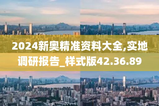 2024新奥精准资料大全,实地调研报告_样式版42.36.89