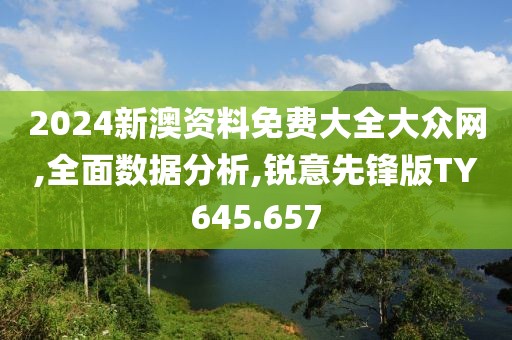 2024新澳资料免费大全大众网,全面数据分析,锐意先锋版TY645.657