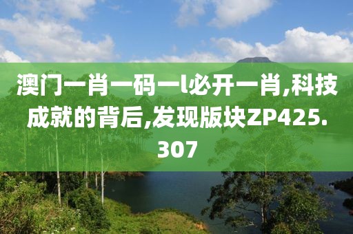 澳门一肖一码一l必开一肖,科技成就的背后,发现版块ZP425.307