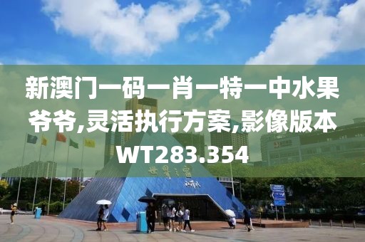 新澳门一码一肖一特一中水果爷爷,灵活执行方案,影像版本WT283.354