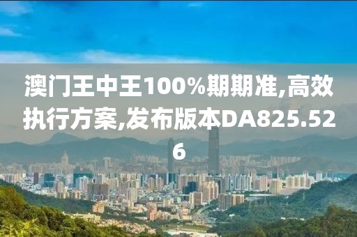 澳门王中王100%期期准,高效执行方案,发布版本DA825.526