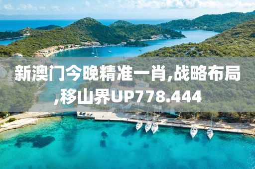 新澳门今晚精准一肖,战略布局,移山界UP778.444