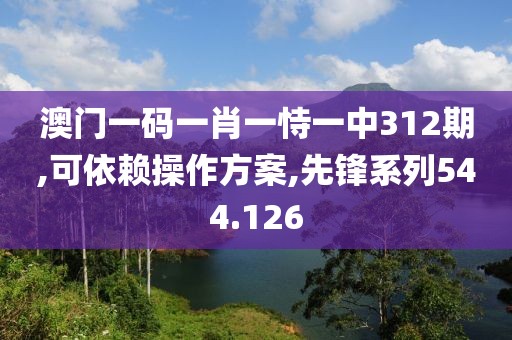 澳门一码一肖一恃一中312期,可依赖操作方案,先锋系列544.126