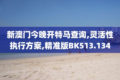新澳门今晚开特马查询,灵活性执行方案,精准版BK513.134