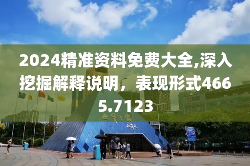 2024精准资料免费大全,深入挖掘解释说明，表现形式4665.7123