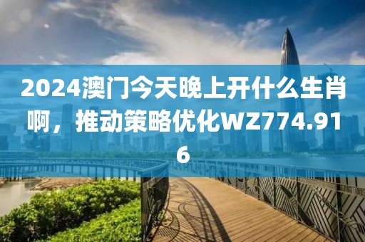 2024澳门今天晚上开什么生肖啊，推动策略优化WZ774.916