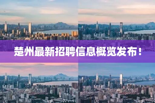楚州最新招聘信息概览发布！
