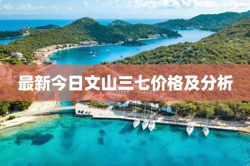 最新今日文山三七价格及分析