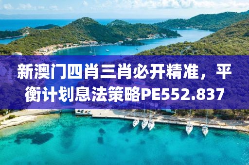 新澳门四肖三肖必开精准，平衡计划息法策略PE552.837