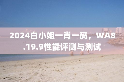 2024白小姐一肖一码，WA8.19.9性能评测与测试