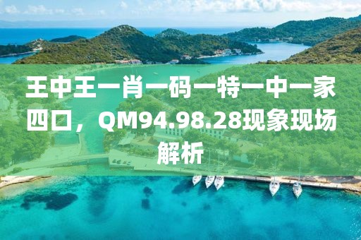 王中王一肖一码一特一中一家四口，QM94.98.28现象现场解析