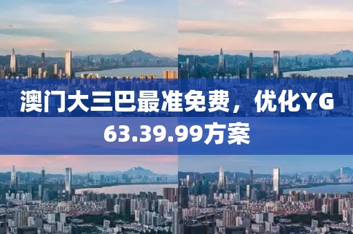 澳门大三巴最准免费，优化YG63.39.99方案
