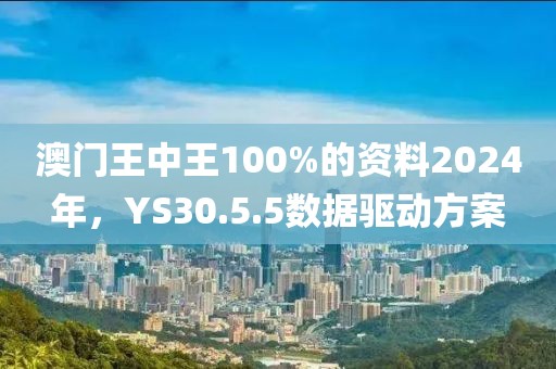 澳门王中王100%的资料2024年，YS30.5.5数据驱动方案