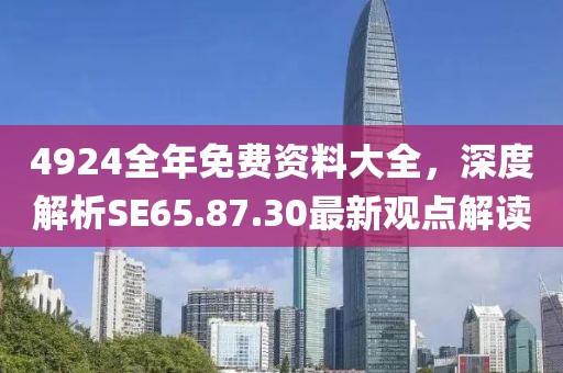 4924全年免费资料大全，深度解析SE65.87.30最新观点解读
