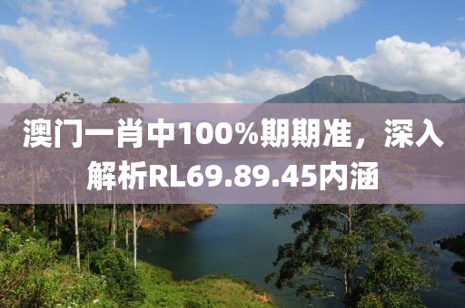 澳门一肖中100%期期准，深入解析RL69.89.45内涵
