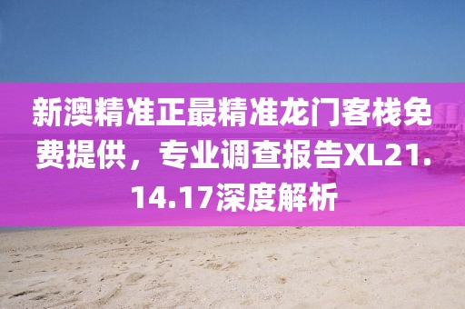 新澳精准正最精准龙门客栈免费提供，专业调查报告XL21.14.17深度解析