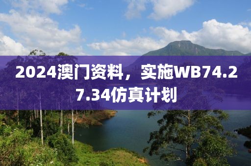 2024澳门资料，实施WB74.27.34仿真计划