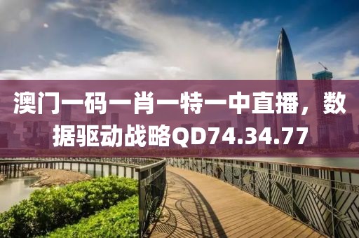 澳门一码一肖一特一中直播，数据驱动战略QD74.34.77
