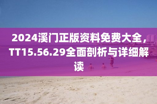 2024溪门正版资料免费大全，TT15.56.29全面剖析与详细解读