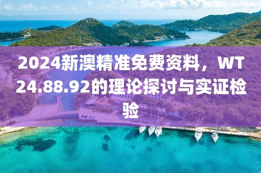 2024新澳精准免费资料，WT24.88.92的理论探讨与实证检验