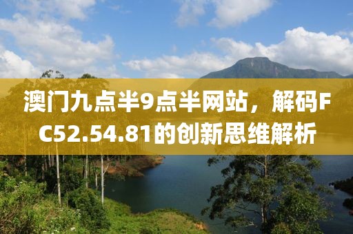 澳门九点半9点半网站，解码FC52.54.81的创新思维解析