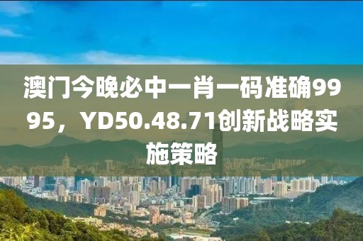 澳门今晚必中一肖一码准确9995，YD50.48.71创新战略实施策略