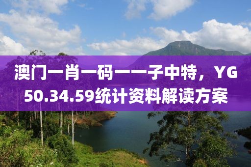 澳门一肖一码一一子中特，YG50.34.59统计资料解读方案