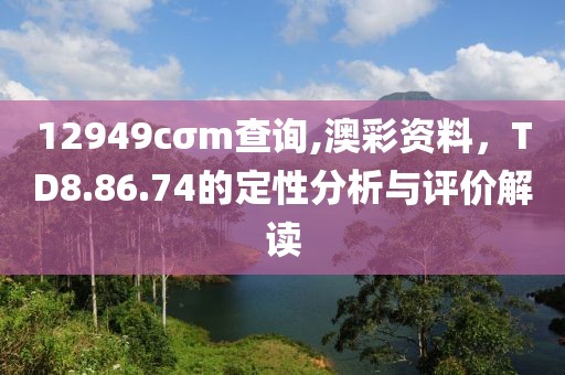 12949cσm查询,澳彩资料，TD8.86.74的定性分析与评价解读