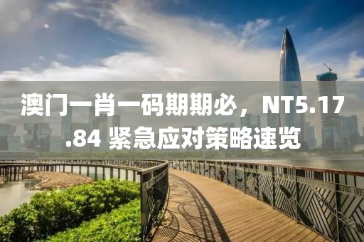 澳门一肖一码期期必，NT5.17.84 紧急应对策略速览