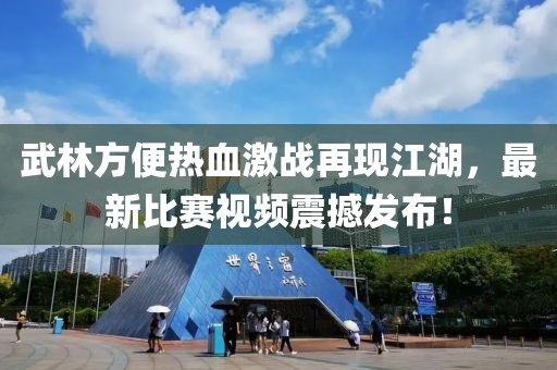 武林方便热血激战再现江湖，最新比赛视频震撼发布！