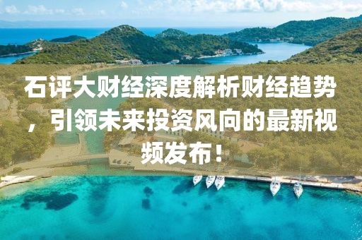 石评大财经深度解析财经趋势，引领未来投资风向的最新视频发布！