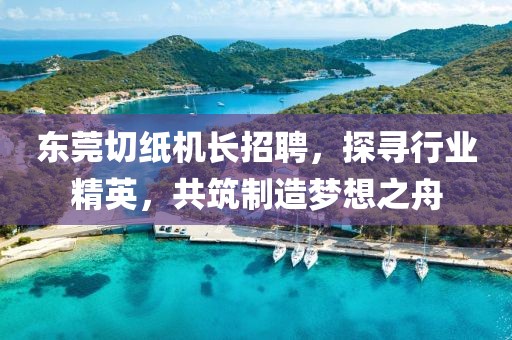 东莞切纸机长招聘，探寻行业精英，共筑制造梦想之舟